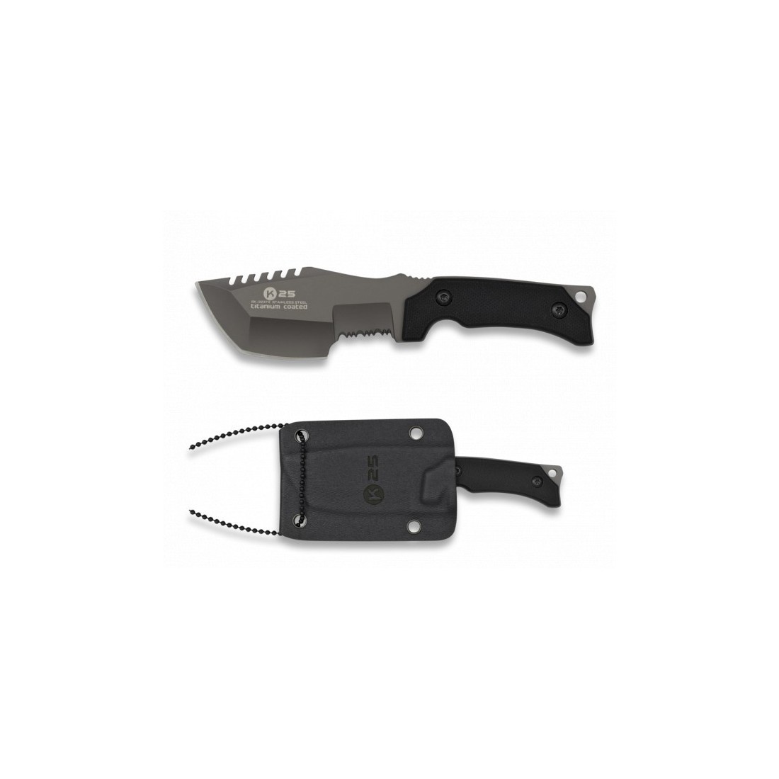 K25 T Coated Tactical Knife - Durability & Precision
