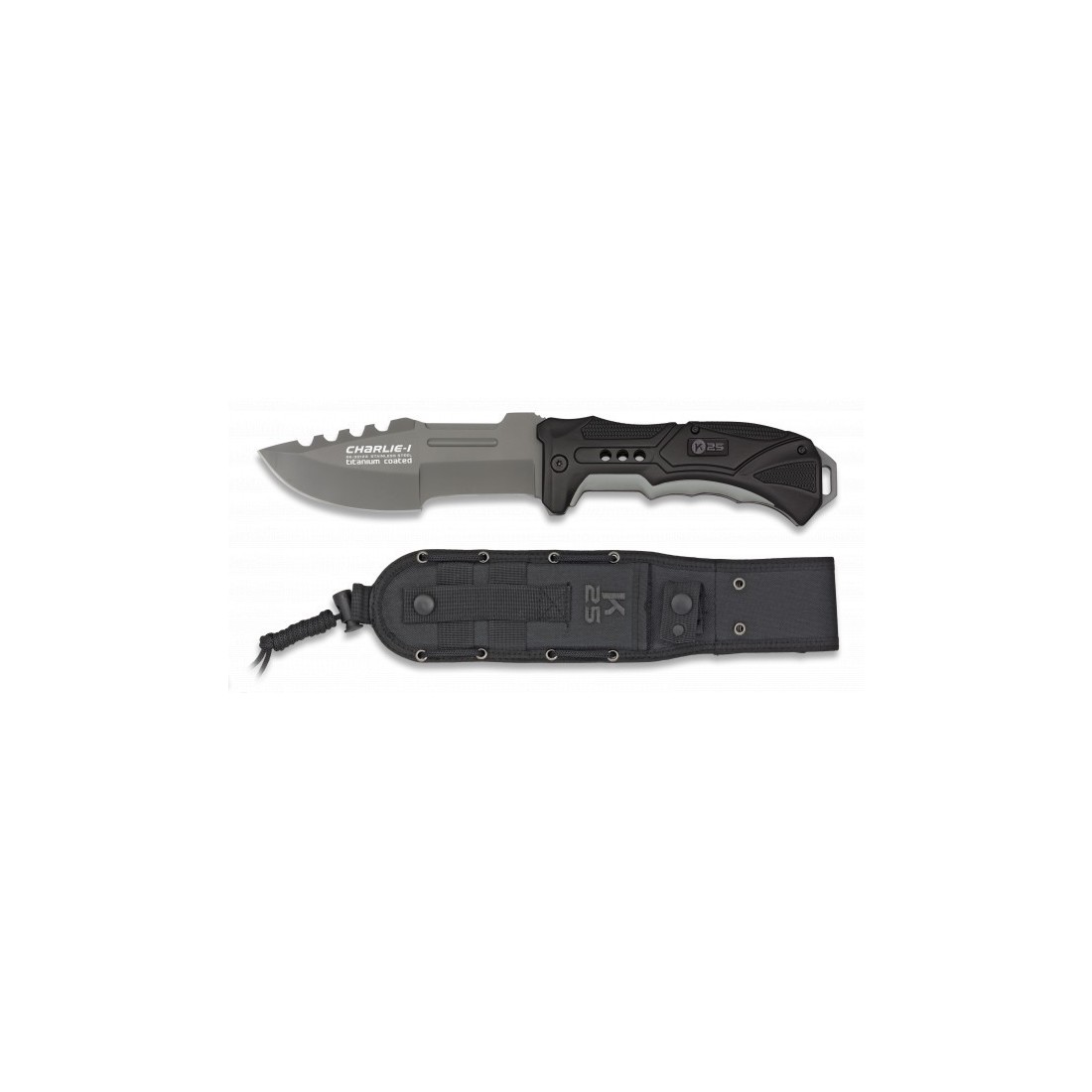 Couteau Tactique K25 CHARLIE I 13cm Acier Inoxydable Couteau Tactique K25 CHARLIE I 13cm Acier Inoxydable