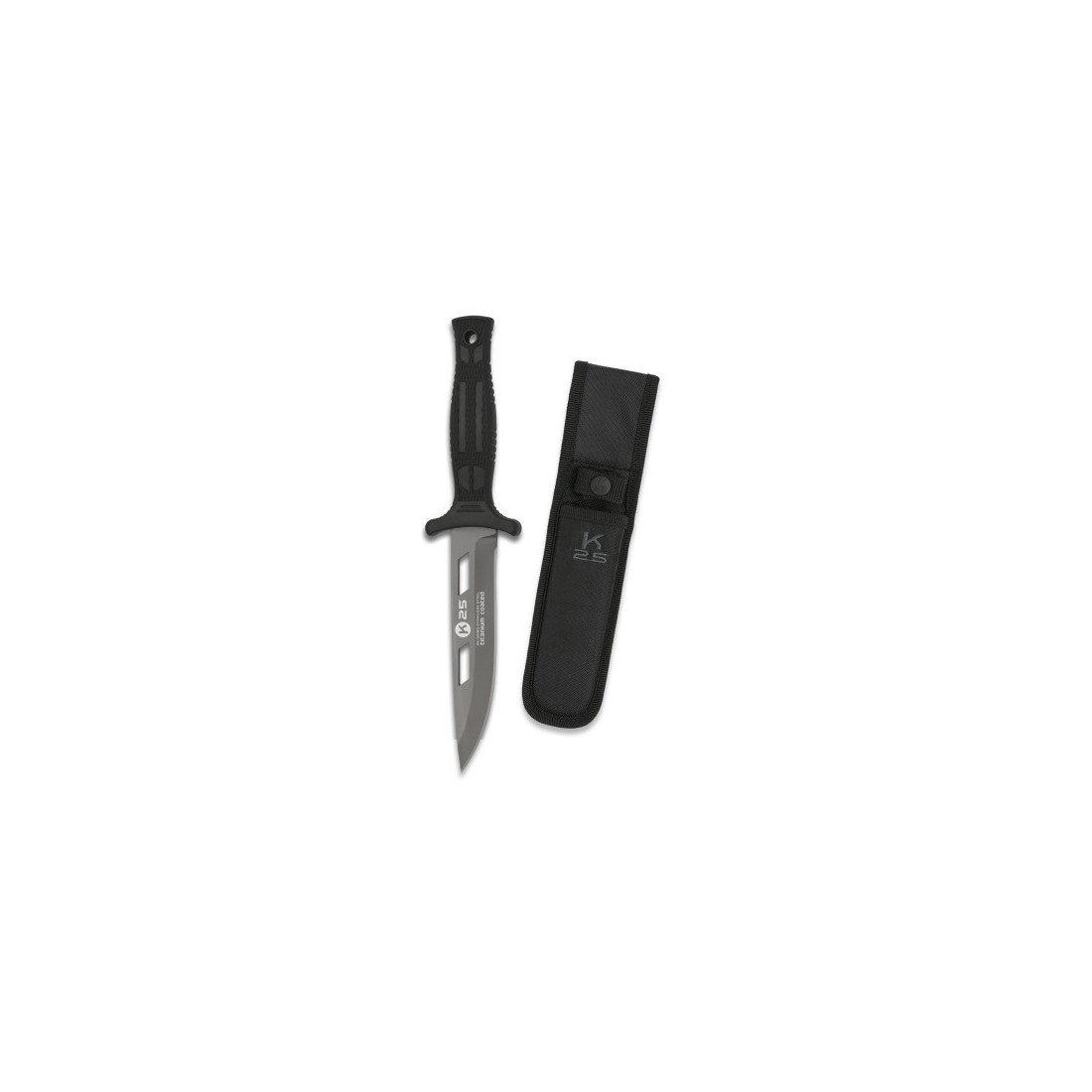 K25 Black Coated Shepherd's Knife - Robust Design &...