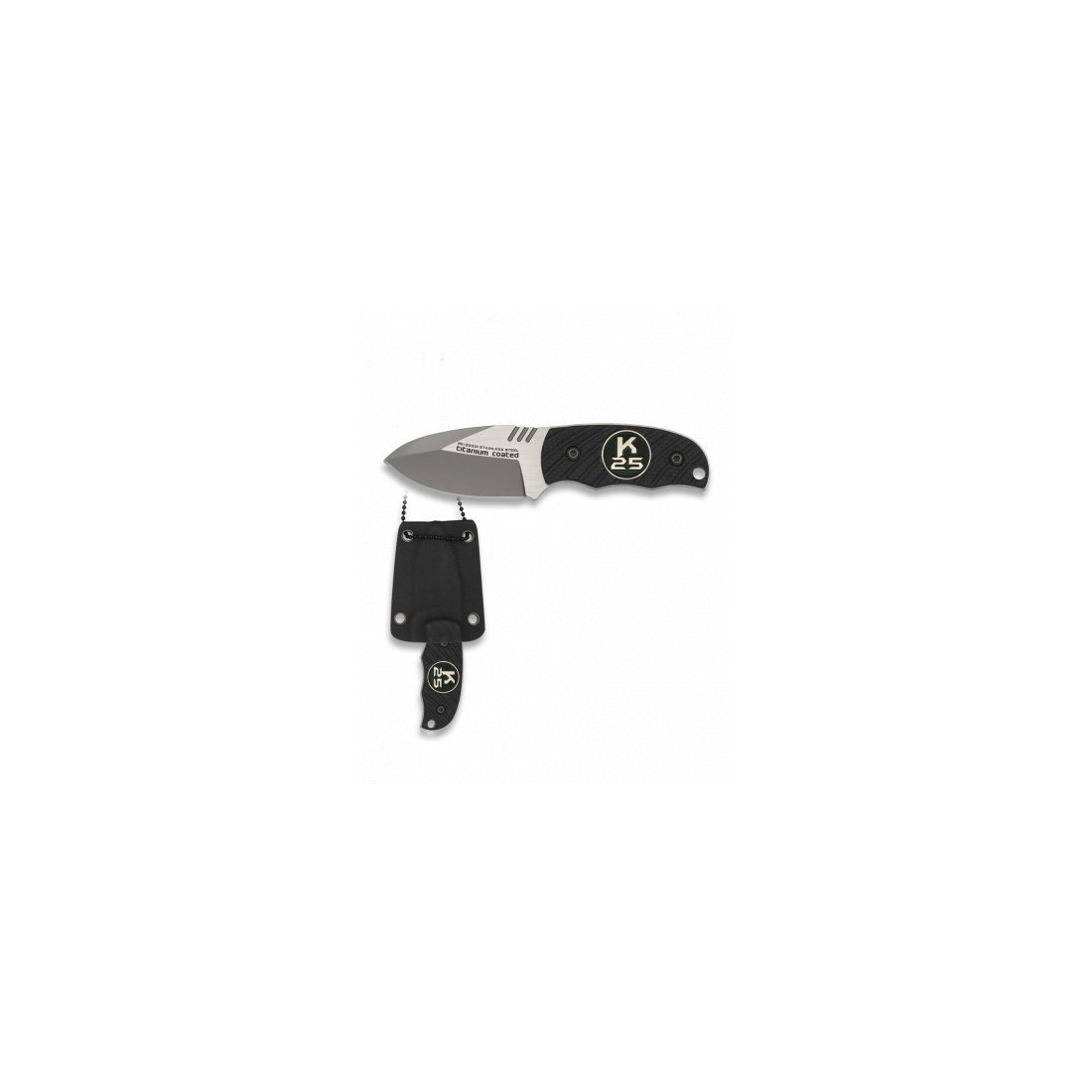 Couteau Tactique K25 G10 avec Fourreau Kydex