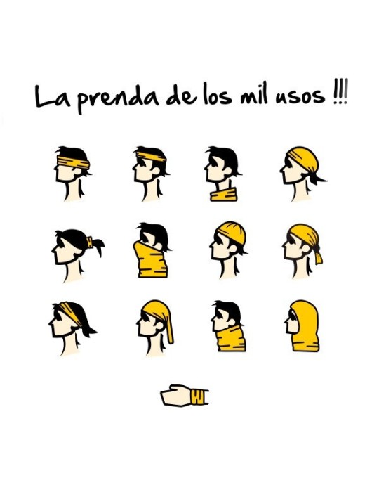 Braga para cuello modelo Niscalos