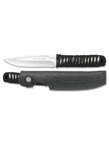 Faca TOKISU com Capa de Couro - Elegância e Precisão 2