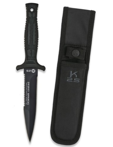 Cuchillo Táctico K25 con Sierra y Funda
