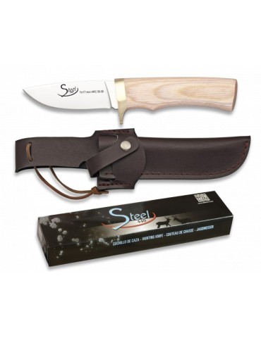 Albainox Knife - Stainless Steel & Leather Sheath