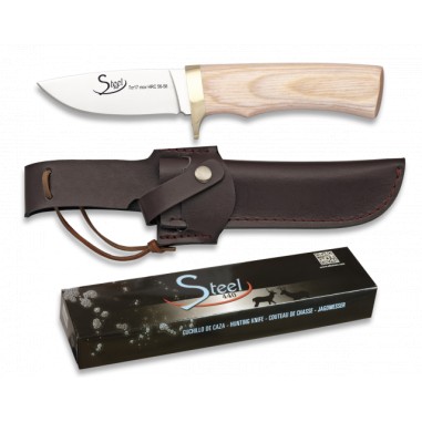 Albainox KNIFE. leather sheath. H: 8.5