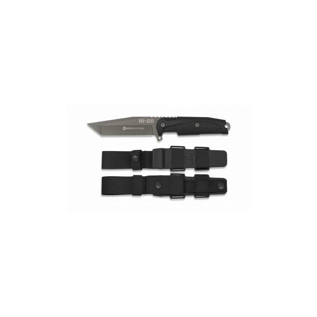 Facão Tática K25 MI-28 - Design Espanhol de Alta Qualidade