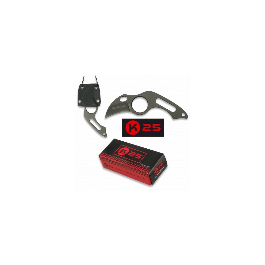 K25 T. Coated Knife 3.9cm - Durable & Compact