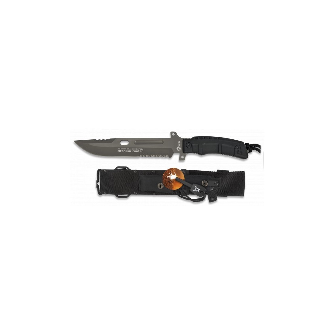 Couteau Tactique K25 SFL 20cm Survie
