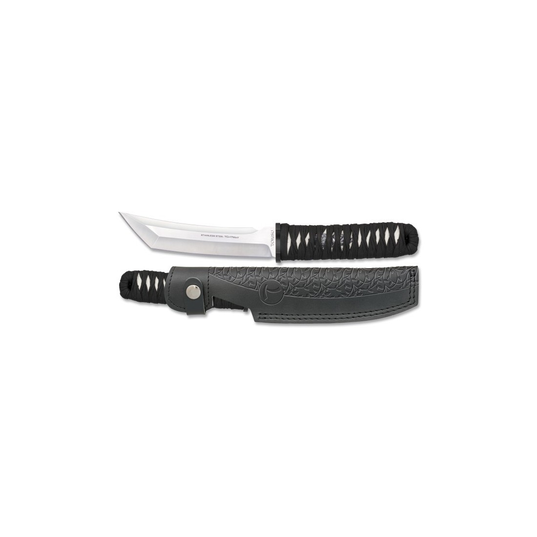 Faca TOKISU 15cm com Bainha de Couro