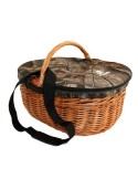 Verstellbarer Deckel camu Blätter - Medium Korb