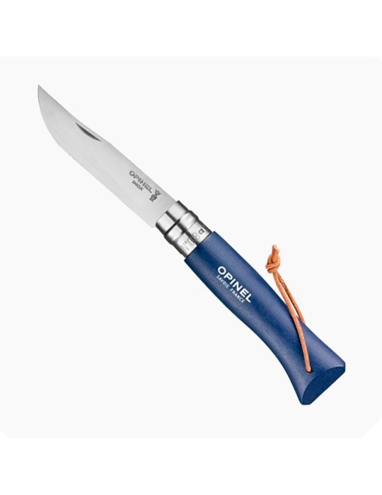 Opinel nº08 Blue Dark Adventurer Knife - Elegance &... Opinel nº08 Blue Dark Adventurer Knife - Elegance &...