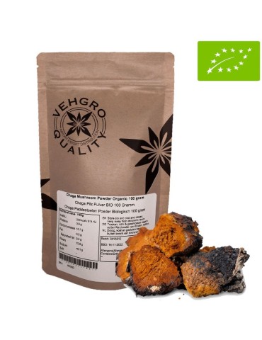 Polvere di Chaga Biologica - SuperAlimento Antiossidante 2