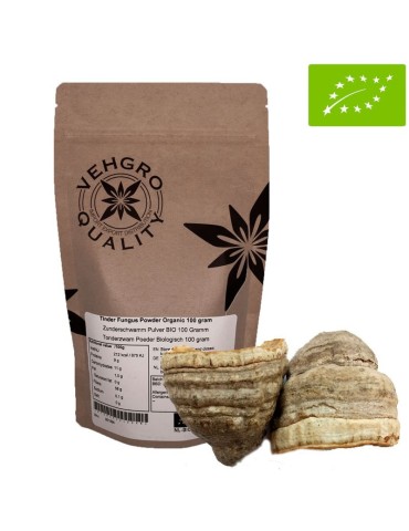 Polvere Fungo Tintorio Biologico Fomes Fomentarius 2