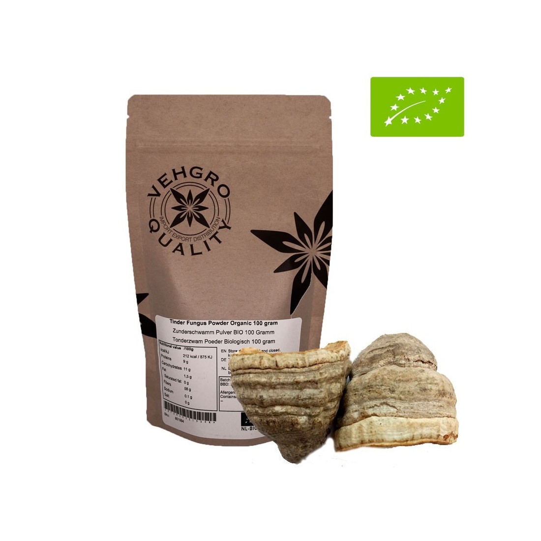 Hongo Yesquero BIO Fomes fomentarius | Suplemento Natural