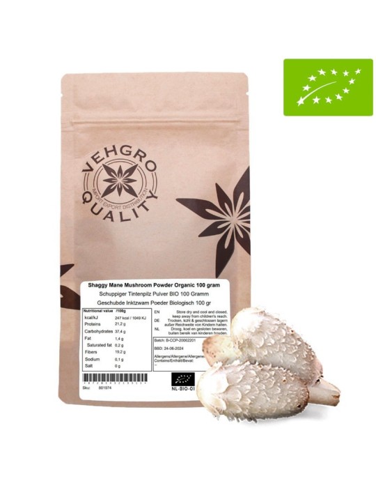 Bio Tintenpilz - Coprinus comatus Superfood