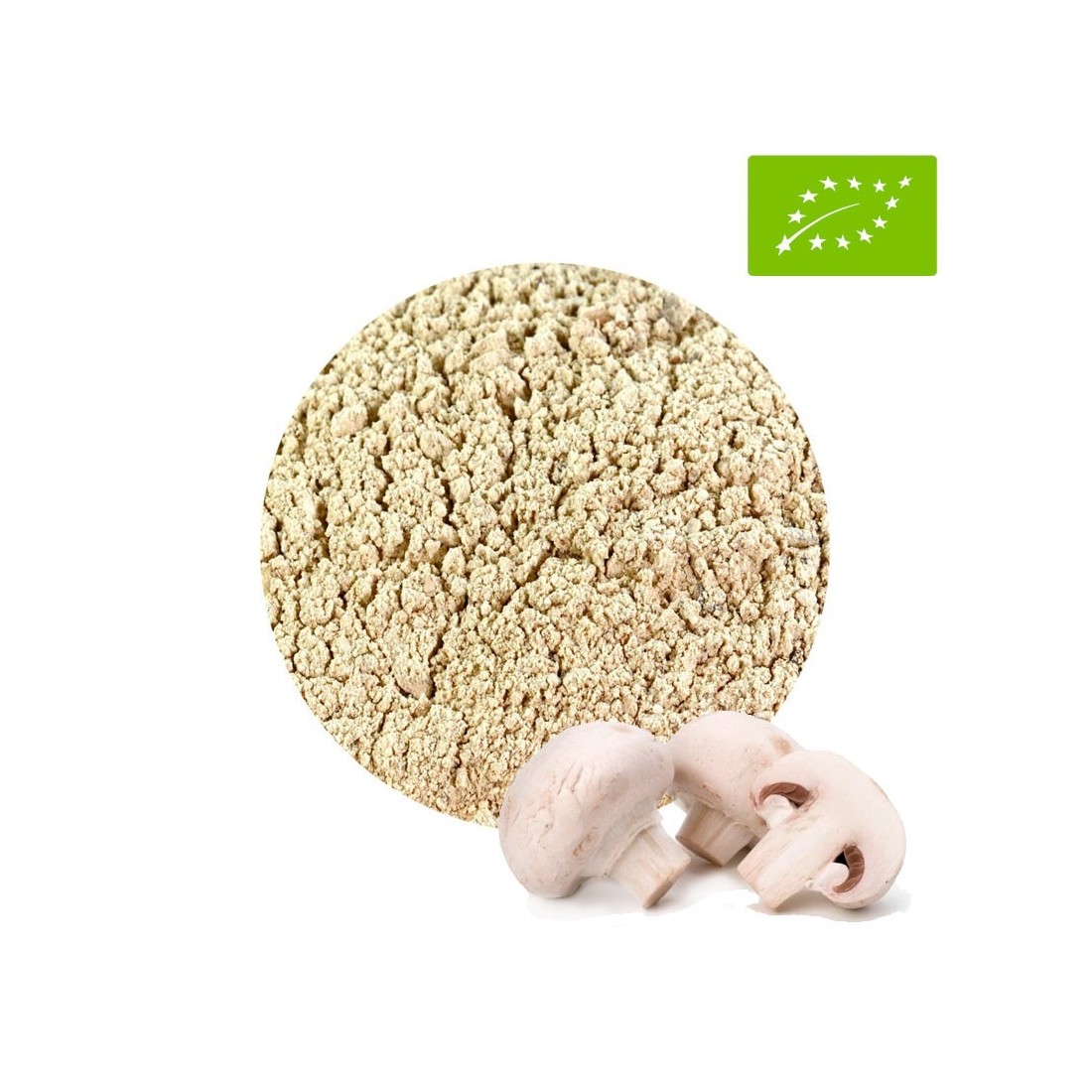 Champiñón de París BIO en polvo - Suplemento Natural