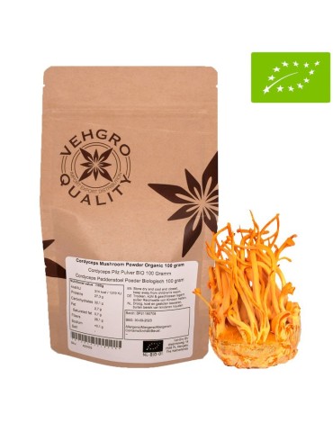 Cordyceps Biologico in Polvere - SuperAlimento per... 2