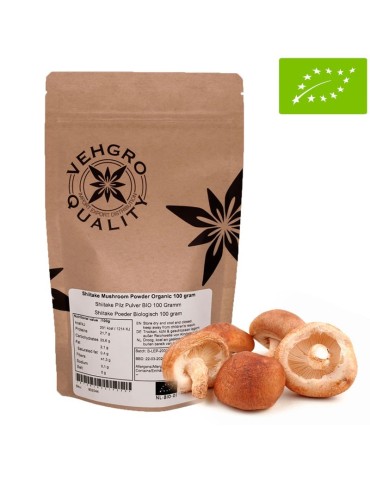 Polvere Shiitake Biologica Superalimento 2