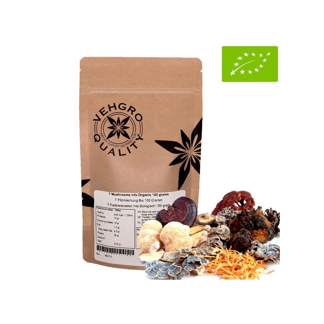 Mezcla 7 Setas Medicinales BIO - Refuerza Tu Salud