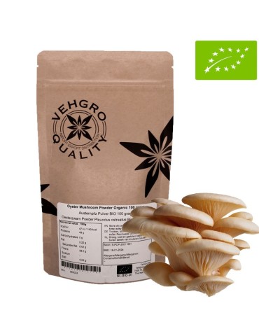 Fungo Ostrica Biologico in Polvere - SuperAlimento Salute 2