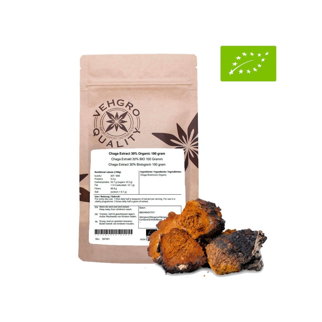 Shiitake en polvo BIO 30% - Superfood para tu salud