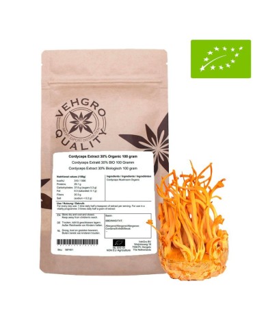 30% BIO Cordyceps-Extrakt – Natürliche Energie &... 2
