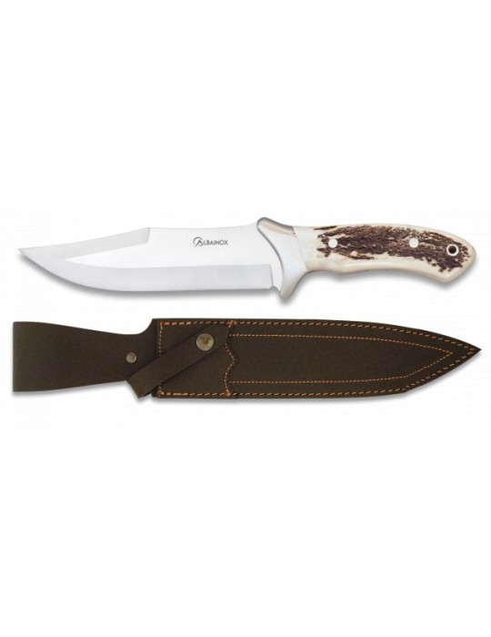 Albainox Deer Antler Sport Knife C/F - Elegance & Durability Albainox Deer Antler Sport Knife C/F - Elegance & Durability