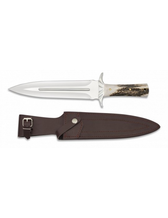 Couteau Rematador Manche Cerf - Élégance & Durabilité Couteau Rematador Manche Cerf - Élégance & Durabilité