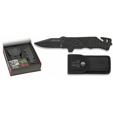 Tactical knife K25 black.TITANIUM C. h:8