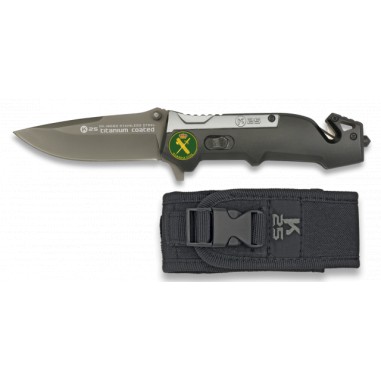 K25 Knife Color Titanium/black.H:8.3