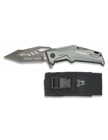 K25 ANDROID - Titanbeschichtetes Taschenmesser 8,7cm