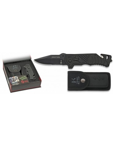 Taktisches Taschenmesser K25 Schwarz – Militär-Qualität... 2