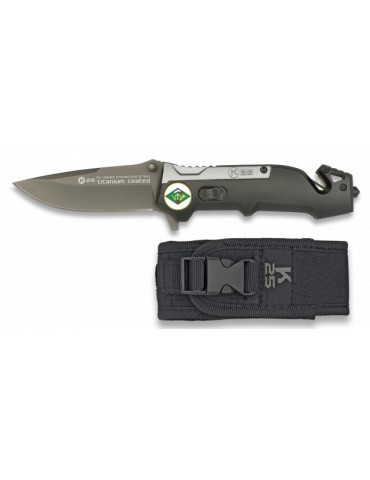 Faca K25 Titânio Preto - Design Espanhol, Alta Resistência 2