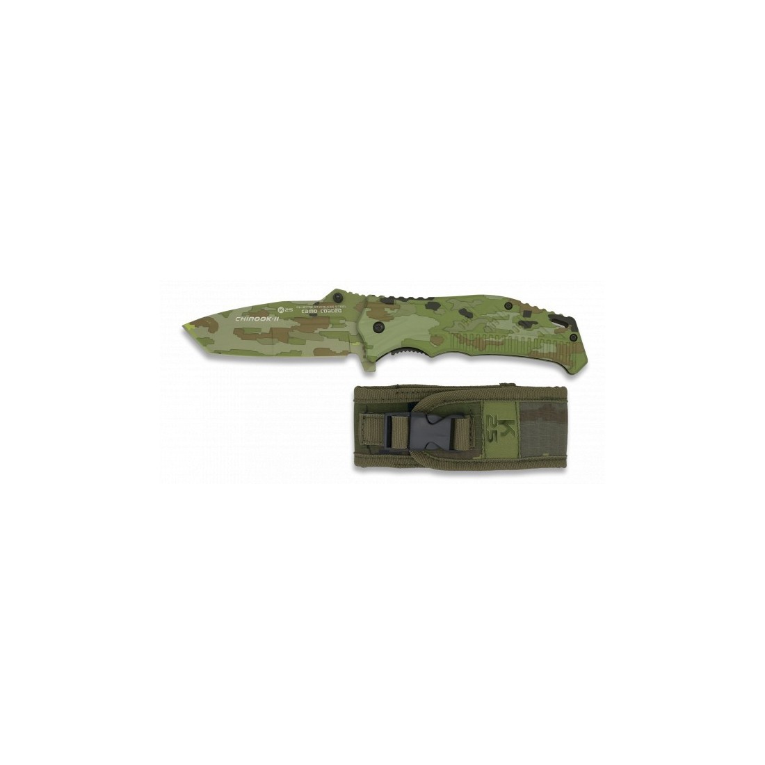 Coltello Tattico K25 CHINOOK II 9cm Acciaio Titanio