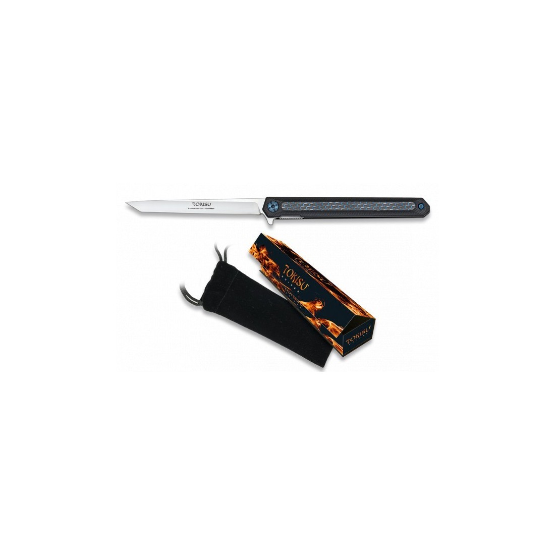 Coltello TOKISU Carbonio CNC - Precisione e Stile