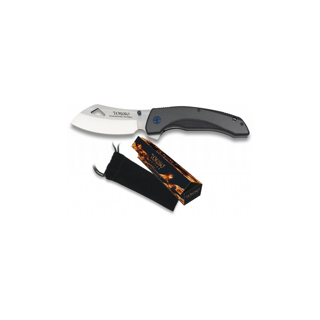 Couteau TOKISU G10 - Lame 10cm Acier Inoxydable