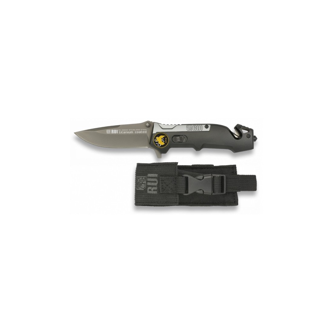 K25 Titanium Black Knife - Style & Durability