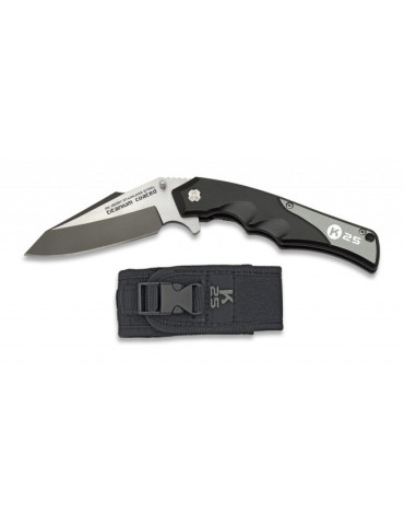 Gray K25 Knife - 9.4cm Stainless Steel Tactical Blade