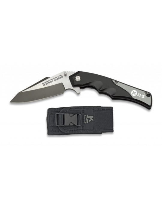 Canif K25 Gris 9,4cm Acier Titane Canif K25 Gris 9,4cm Acier Titane