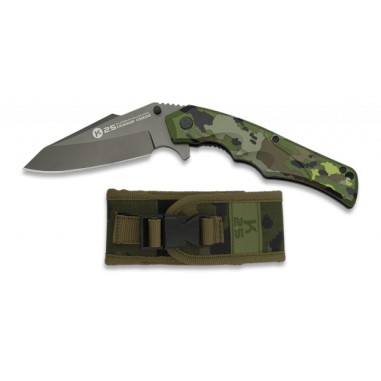 k25 camo pocket knife. Blade: 9.4 cm