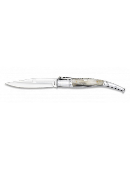 Rasoia da Cinghiale Albainox - Acciaio 10,5cm - Manico Corno Rasoia da Cinghiale Albainox - Acciaio 10,5cm - Manico Corno