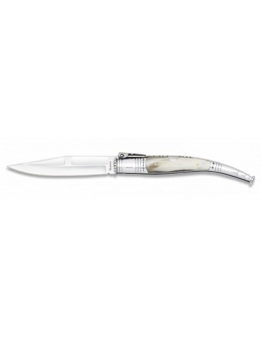 Coltello Serrana Corno 12cm Acciaio Inossidabile