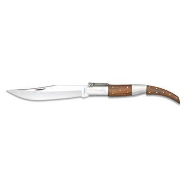 arabian knife. red wood. 16.9 cm blade