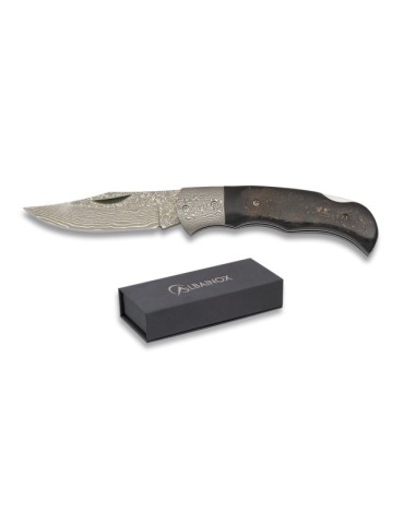 Canif Damasque Albainox 7.7cm Élégant et Dur