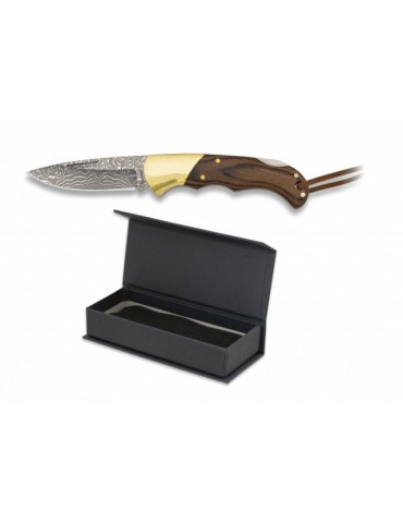 Albainox Damast Taschenmesser – Eleganz & Präzision