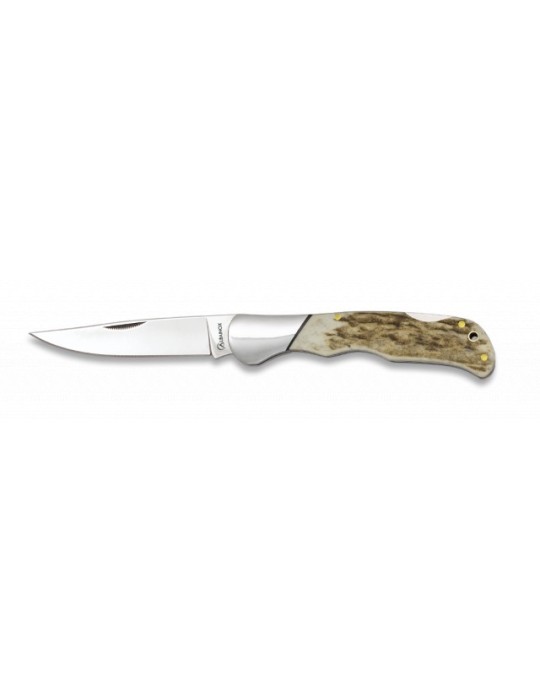 Albainox Deer Knife - Stainless Steel Blade, Deer Antler... Albainox Deer Knife - Stainless Steel Blade, Deer Antler...