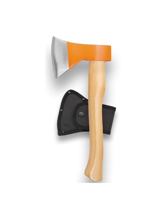 Hache à manche bois 44cm Acier Inoxydable Hache à manche bois 44cm Acier Inoxydable