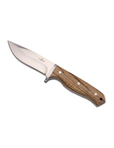 Couteau de Chasse Zébron Acier 440 Lame 10,6cm