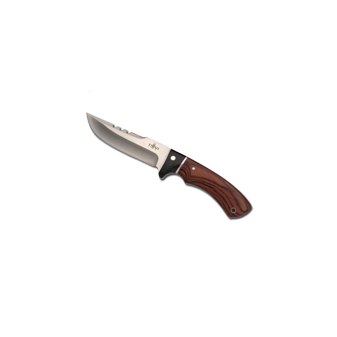 Couteau de Chasse Stamina - Lame Acier 440, Manche Pakkawood