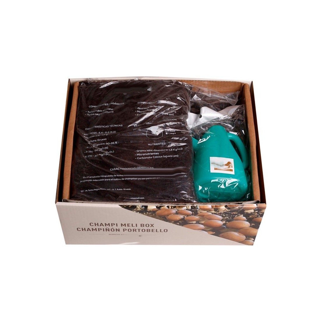 Kit Champiñón de París 7kg - Cultivo Fácil en Casa